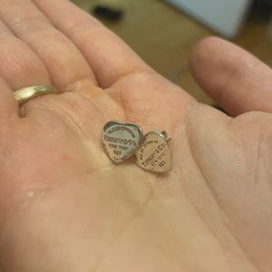 Tiffany & Co Heart Stud Earrings